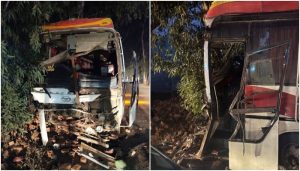 11 Injured In University Of Gujrat Bus Collision After Driver Dies Of Heart Attack