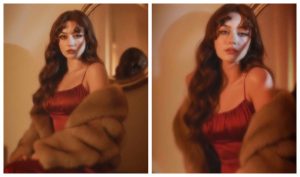 Alizeh Shah Sets Pulses Racing In Red Slip Style Dress