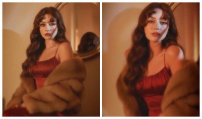 Alizeh Shah Sets Pulses Racing In Red Slip Style Dress