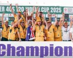 Australia Down Pakistan To Lift Over 40 T20 World Cup Title