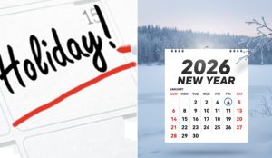 Celebrate New Year With Three Back To Back Holidays