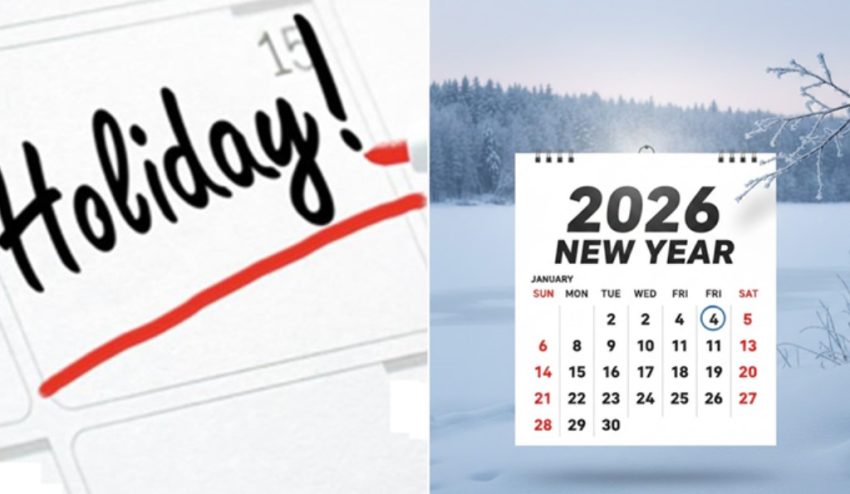 Celebrate New Year With Three Back To Back Holidays