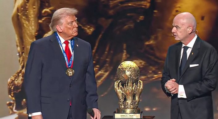 Fifa Awards Us President Donald Trump With Peace Award