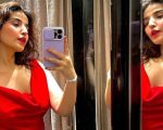 Hareem Farooq Turns Up The Heat In Red Sleeveless Dress