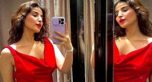 Hareem Farooq Turns Up The Heat In Red Sleeveless Dress