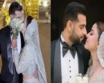 Hina Niazis Kiss Video With Husband During Wedding Divides Social Media
