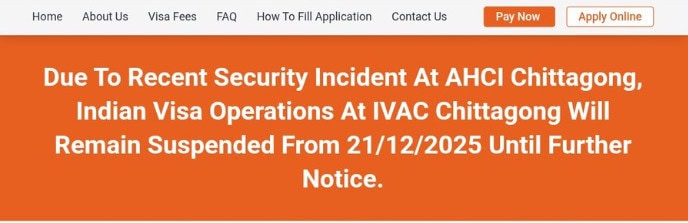 Indian Visa Services Suspended In Chattogram Amid Riots Near Diplomats Residence 