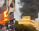 Karachi Industrial Zone On Fire As Clothing Factory Dstroyed In Massive Blaze