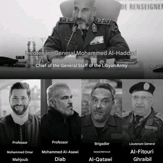 Libyan Army Chief Al Haddad General Among Senior Officers Killed In Turkiye Plane Crash 