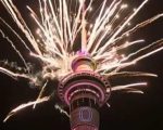 New Year Celebrations Begin In New Zealand With Spectacular Fireworks Display