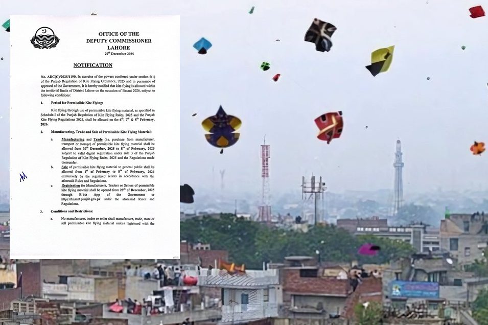Lahore Basant 2026 Notification Released