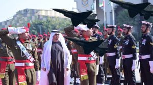 Paf Jf 17s Escort Uae President Sheikh Mohammed Bin Zayed In Pakistani Airspace