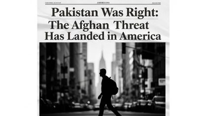 Pakistan Was Right The Afghan Threat Has Landed In America