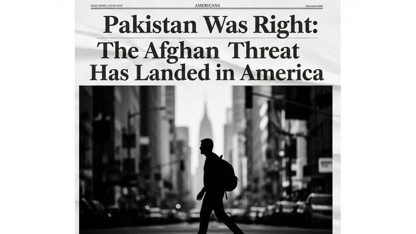 Pakistan Was Right The Afghan Threat Has Landed In America