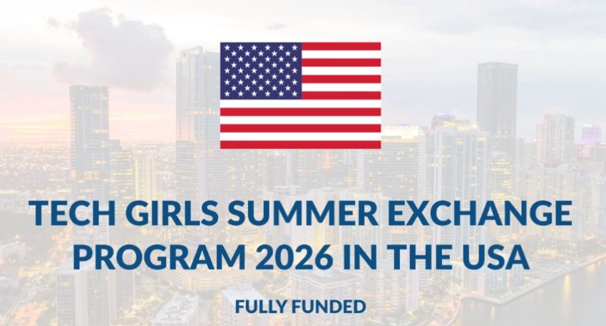 Techgirls Exchange Program 2026 Apply Now To Get Free Air Ticket Visa And Housing