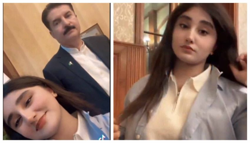 Tiktok Star Aila Maliks Video With Kp Governor Kundi Goes Viral