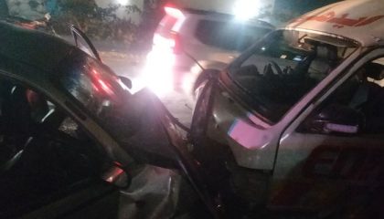 Two Dead As Drunk Driver Rams Ambulance Into Car In Faisalabad