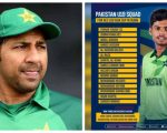 U19 Asia Cup Sarfraz Ahmed Appointed Manager Farhan Yousaf Named Captain