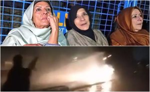 Water Cannons Disperse Pti Protest Led By Imran Khans Sisters Outside Imran Khans Sisters