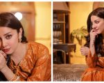 Alizeh Shah Wows Fans In Stunning Orange Outfit