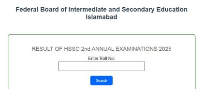Federal Board Declares Inter Exams Results Ways To Check Online