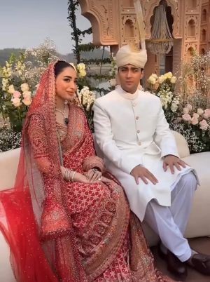 Junaid Safdar And Shanzeh Rohales Wedding Pictures Go Viral 