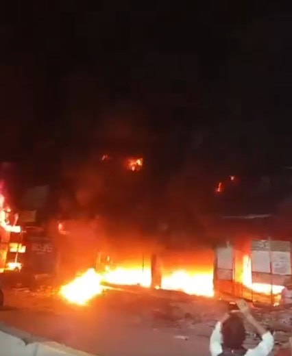 Karachi In Shock As Massive Gul Plaza Fire Leaves 5 Dead Several Injured 