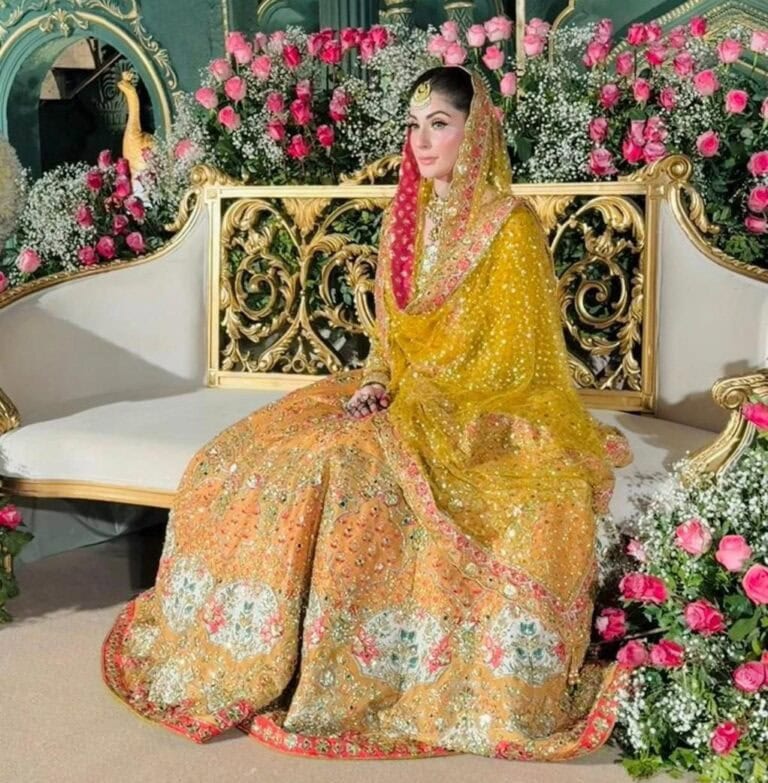 Maryam Nawaz Stuns In Traditional Attire As Junaids Wedding Photos Go Viral 