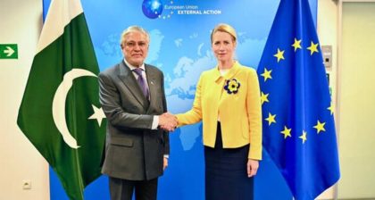 Pak Deputy Pm Dar Engages Eu As Iran Protests Crackdown Raise Global Concerns