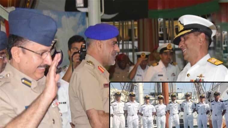 Pakistan Navy flotilla visits Sultan Qaboos Port in Muscat