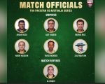 Pakistan Vs Australia Match Officials Announced For T20 Series