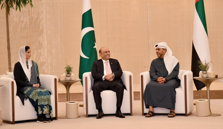 President Zardari in UAE for full-spectrum diplomacy to boost Pakistan’s global ties