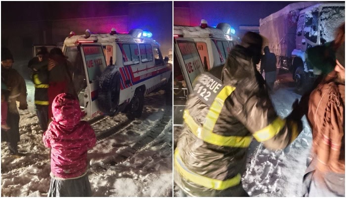 Rescue Operations Launched As Heavy Snowfall Strands 100 Vehicles In Tirah Valley