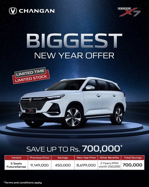 Save Rs7lac On Oshan X7 Futuresense This New Year Under Limited Offer 