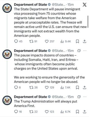 Us Visa Freeze Full List Of Affected Countries Here 