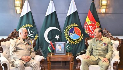 Field Marshal Asim Munir Meets Libyan Armed Forces Chief Khalifa Haftar At Ghq