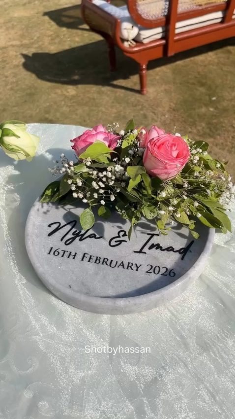 Imad Wasim And Nyla Rajahs Wedding Pictures Go Viral 