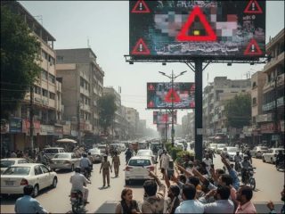 Indecent Video Aired On Digital Advertising Screens In Karachi