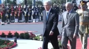 Kazakhstan President Tokayev Accorded Guard Of Honour At Pm House