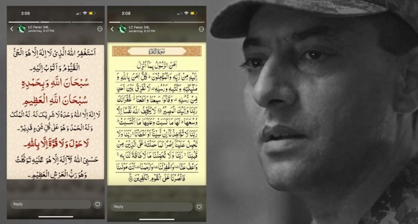 Lt Col Sahibzada Gul Farazs Last Whatsapp Status Before Martyrdom Goes Viral 