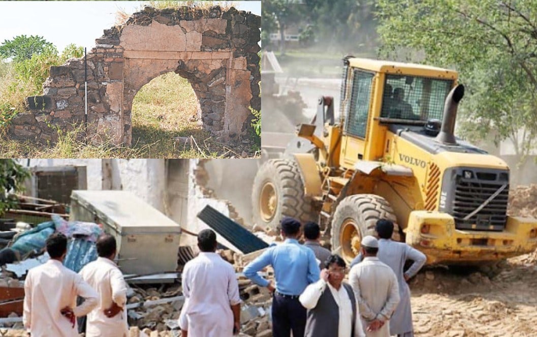 Mughal-Era remains bulldozed days after WWI memorial demolition in Islamabad
