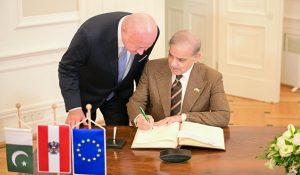 Pm Shehbaz Sharifs German Fluency Skills Leave Austrian Leadership Impressed