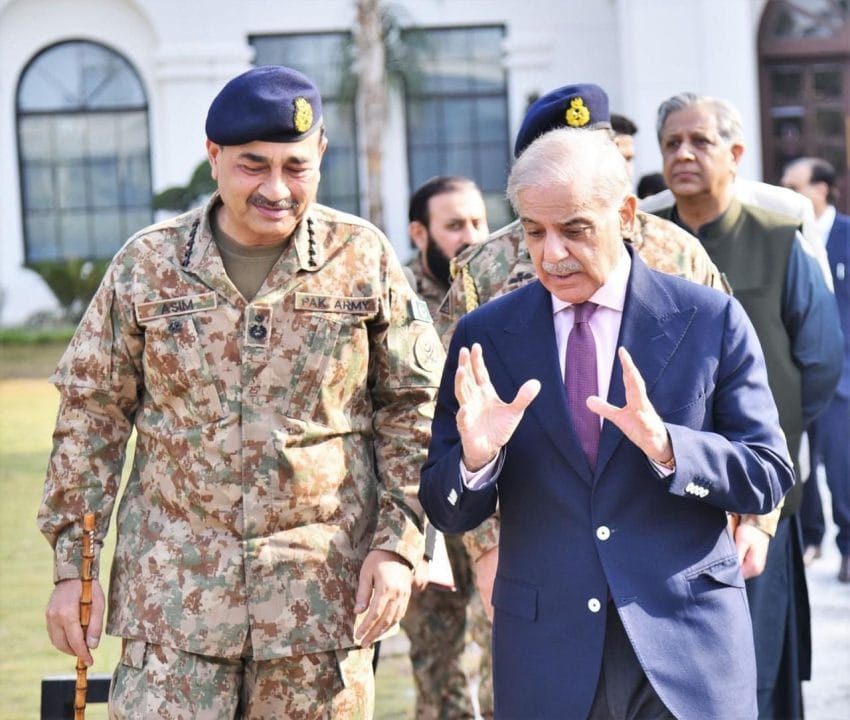 Pm Shehbaz Visits Ghq Vows Zero Tolerance Against Cross Border Threats