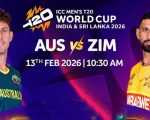 T20 World Cup 2026 Australia Field First Against Underdog Zimbabwe