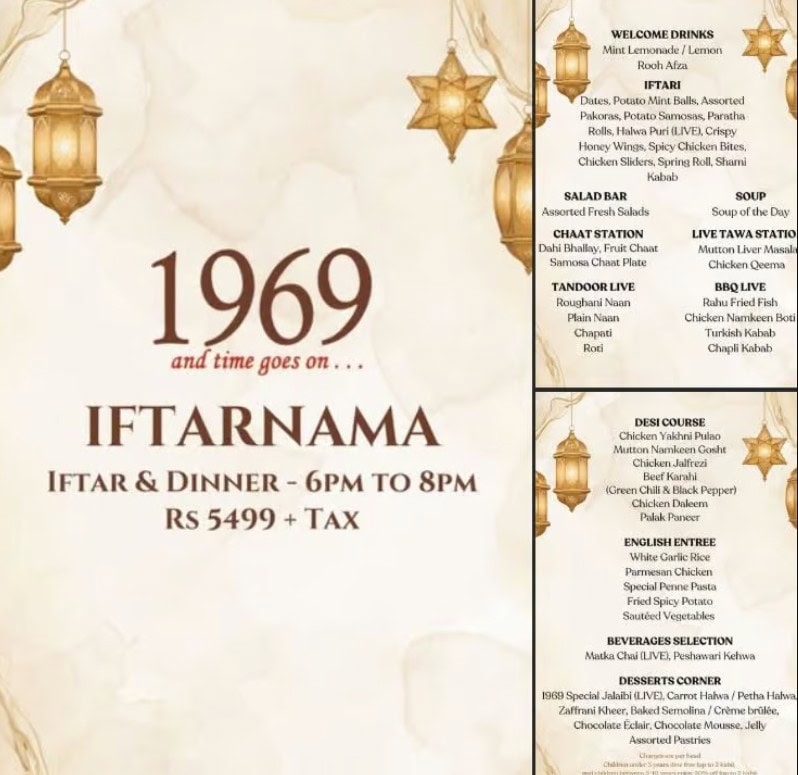 Top Iftar Buffet Deals In Islamabad To Try In Ramadan 2026 