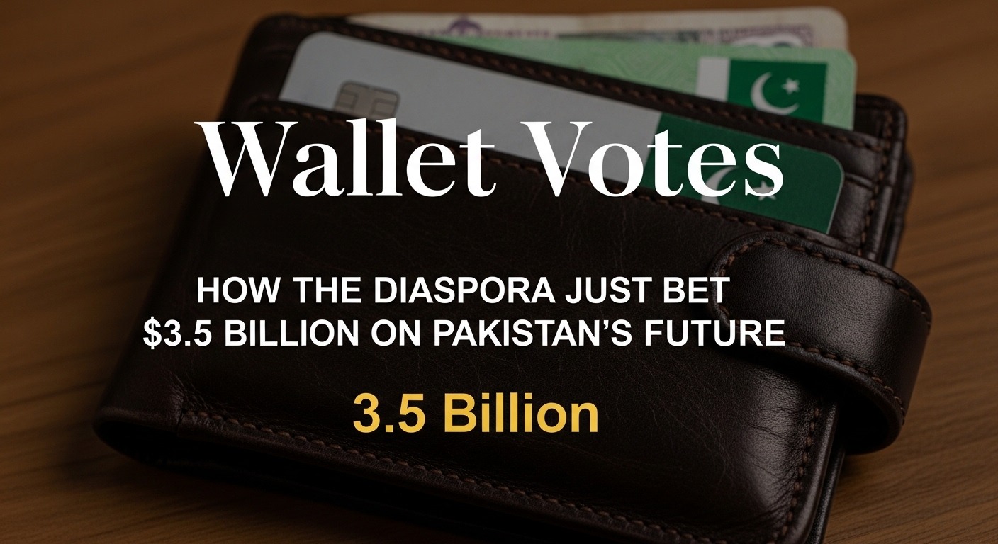 Wallet Votes: How the Diaspora Just Bet $3.5 Billion on Pakistan’s Future