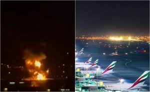 Dubai Airport In Flames As Iran Drone Attack Causes Huge Fire