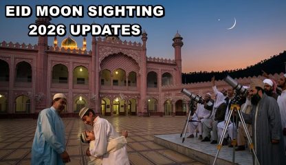 Eid Ul Fitr 2026 Moon Sighting Updates In Pakistan