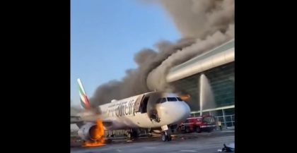 Fact Check Has Fire Erupted At Dubai Airport Emirates Plane Amid Iran Strikes