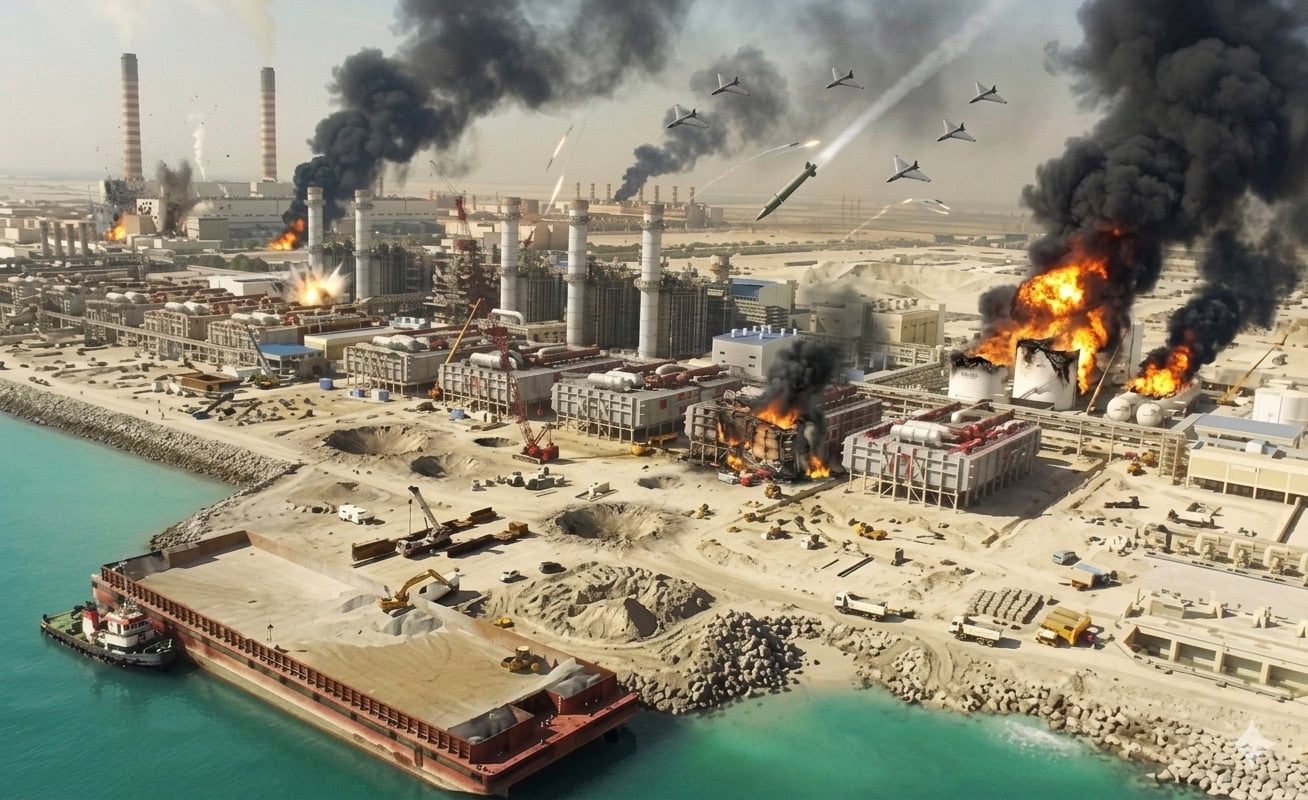 Gulf Water Security at risk as Iran attacks Kuwait Desalination Plant Gulf Water Security at risk as Iran attacks Kuwait Desalination Plant